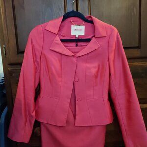LK Bennett skirt suit - NWT pink jacket & skirt - US2/UK6/EUR34 - silk & wool